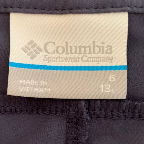 Columbia Omni-Shield Blue Shorts Size 6 - Picture 11 of 13